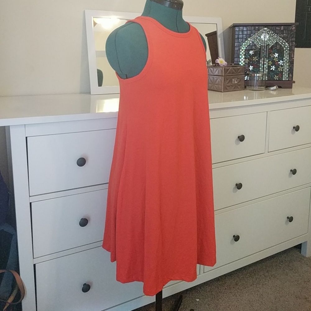 Orange dress
